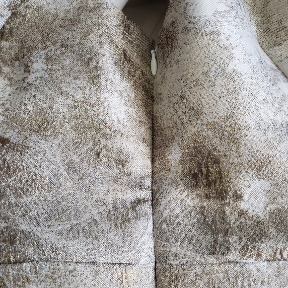 Party Dress in Metallic Gold 💗HP💗 - Picture 3 of 4